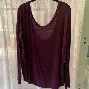 Plum Long Sleeve Shirt